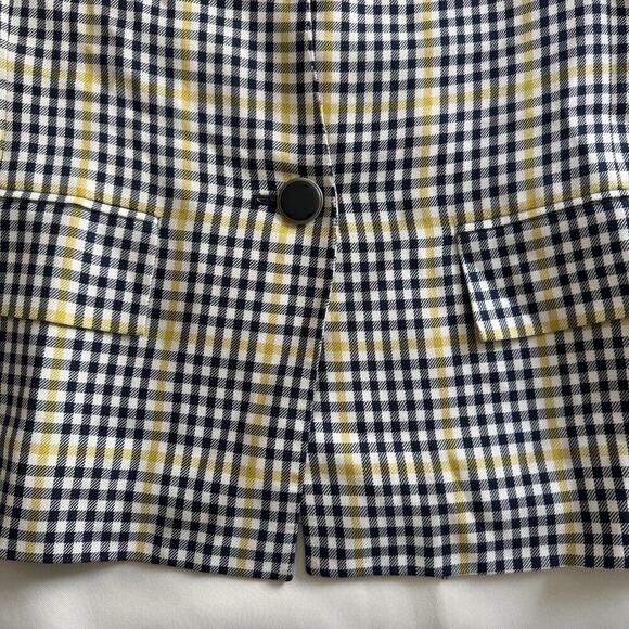 Clueless ASO Cher Alt Plaid Blazer Sz 4/S Light Academia Old Money Classic Prep - Picture 7 of 15